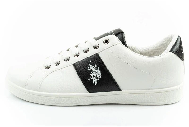 US Polo Assn. vyriški laisvalaikio batai, madingi, balti, patogūs