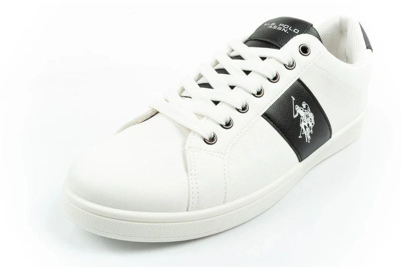 US Polo Assn. vyriški laisvalaikio batai, madingi, balti, patogūs