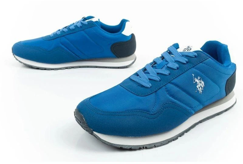 US Polo Assn vyriški laisvalaikio bateliai, madingi, patogūs, mėlyni