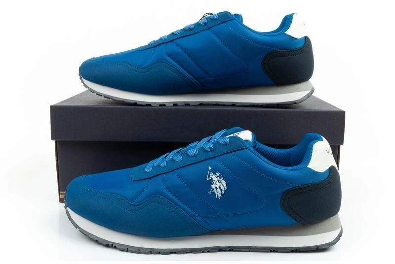 US Polo Assn vyriški laisvalaikio bateliai, madingi, patogūs, mėlyni