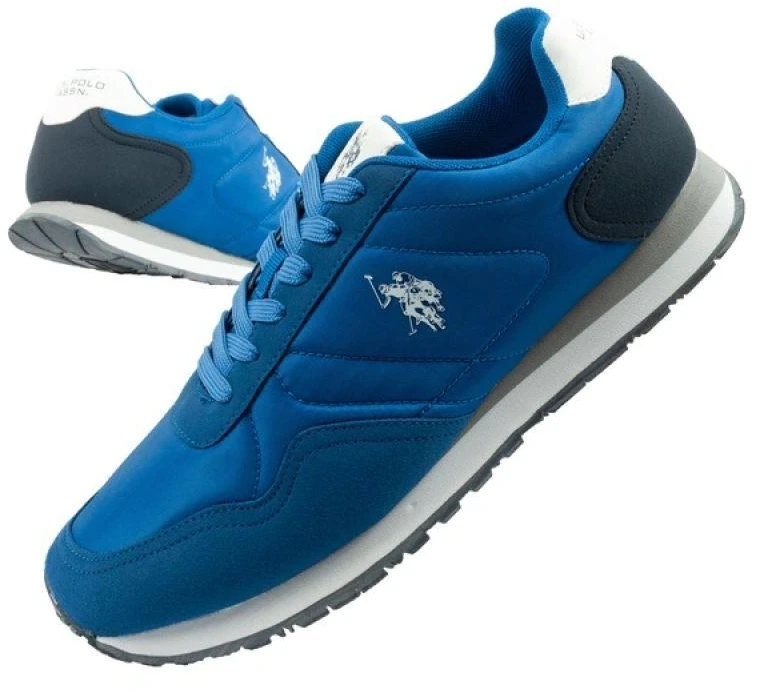 US Polo Assn vyriški laisvalaikio bateliai, madingi, patogūs, mėlyni