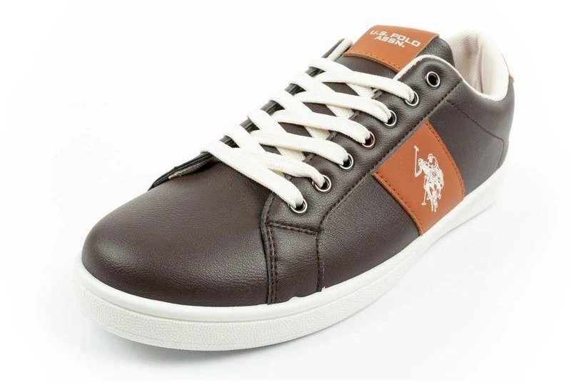 US Polo Assn. vyriški laisvalaikio bateliai, madingi, rudi, patogūs