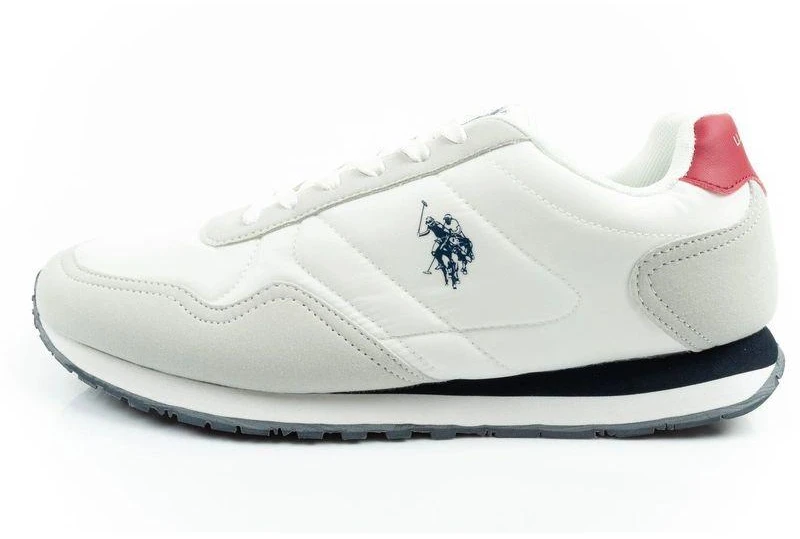 US Polo Assn vyriški sportiniai bateliai, madingi, patogūs, balti