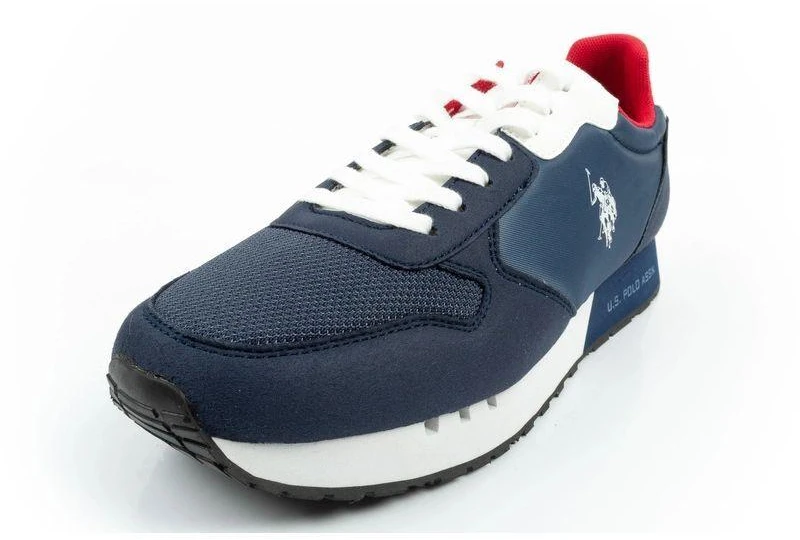 US Polo Assn vyriški sportiniai bateliai kedai madingi patogūs tamsiai mėlyni