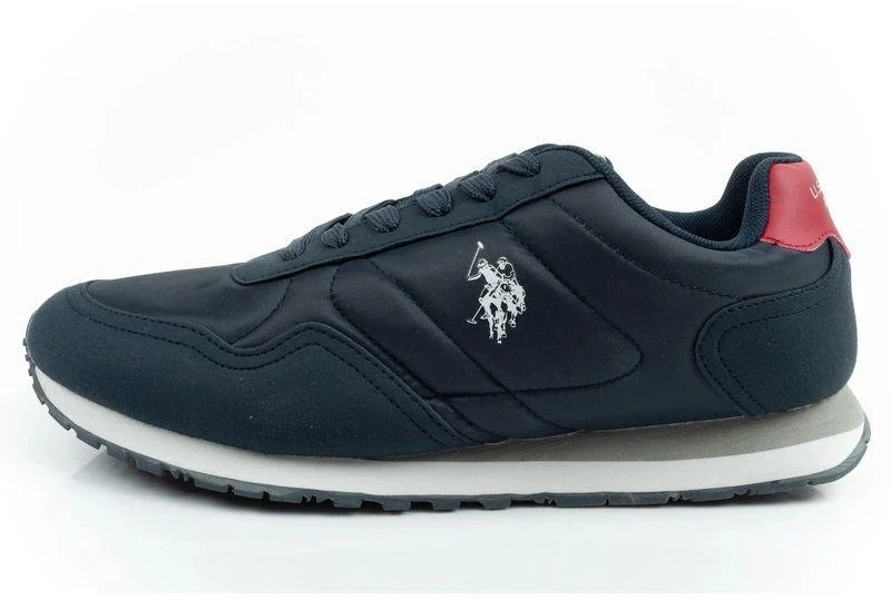US Polo Assn vyriški sportiniai bateliai, madingi ir patogūs, tamsiai mėlyni