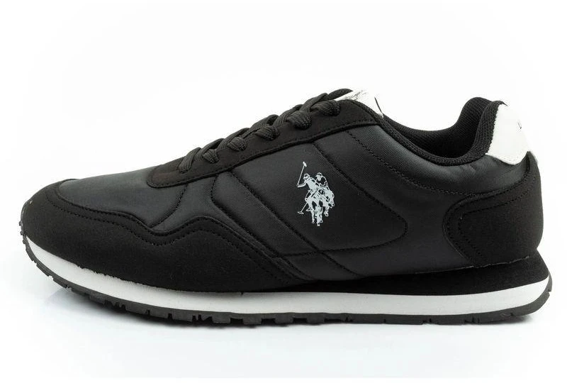 US Polo Assn vyriški sportiniai bateliai, madingi, patogūs, juodi