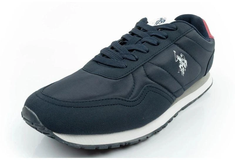US Polo Assn vyriški sportiniai bateliai, madingi ir patogūs, tamsiai mėlyni