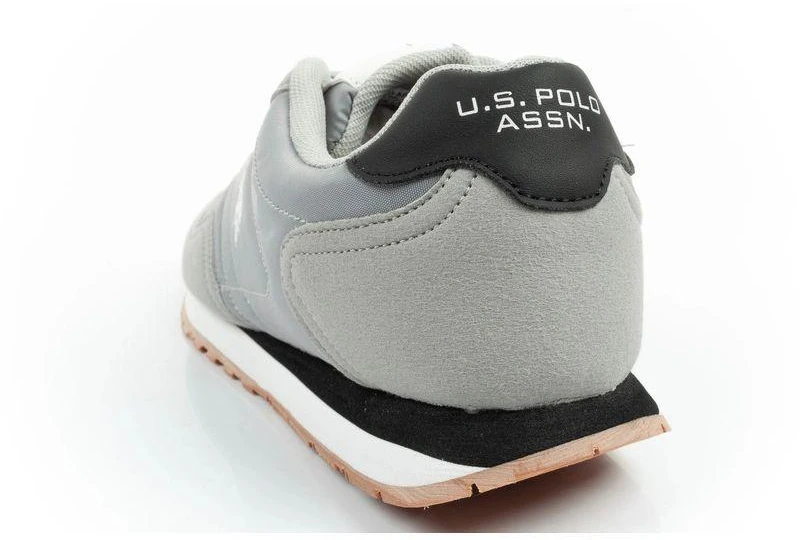 US Polo Assn vyriški sportiniai laisvalaikio bateliai, madingi, patogūs, pilki