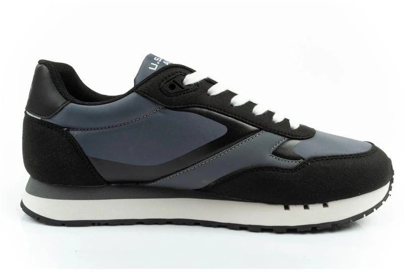 US Polo Assn vyriški sportiniai laisvalaikio bateliai, madingi, patogūs, pilki