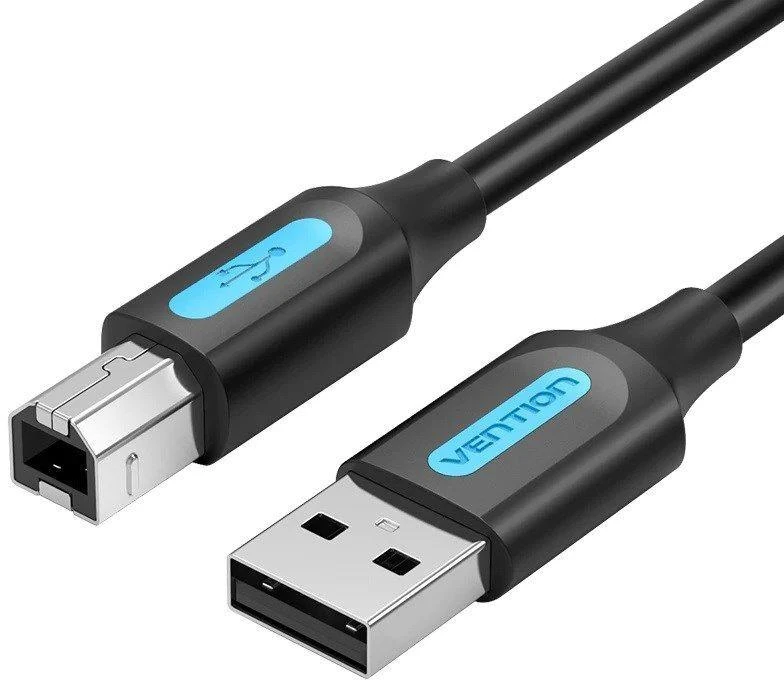 Vention USB 2.0 A–B laidas COQBI 3m (juodas)