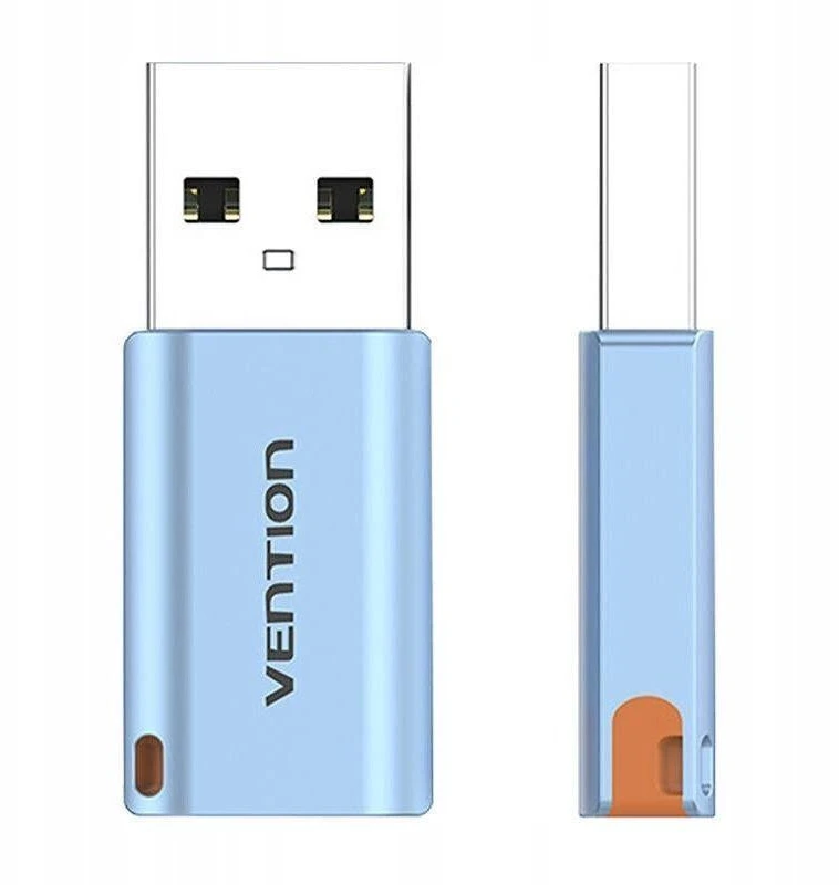Vention USB adapteris CUAH0, USB-A 3.1 kištukinis USB-C lizdas (pilkas)