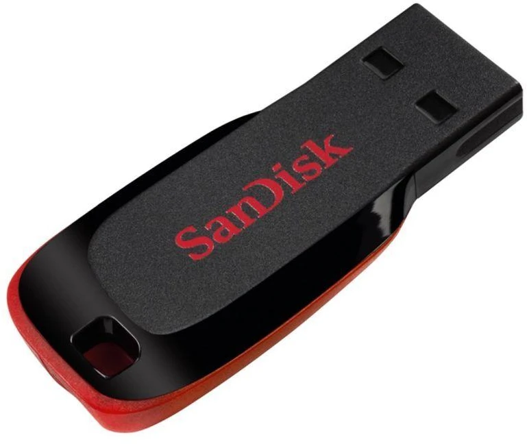 USB atmintinė SanDisk CRUZER BLADE SDCZ50-032G-B35 (32GB; USB 2.0; juoda)