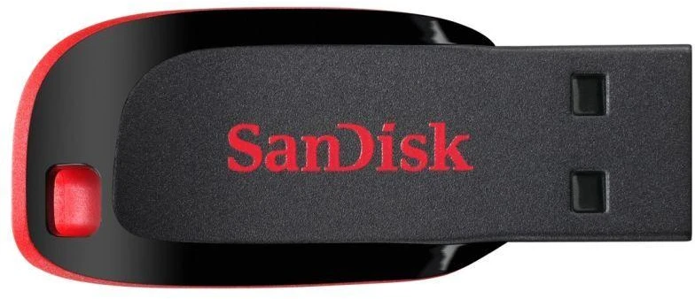 USB atmintinė SanDisk CRUZER BLADE SDCZ50-032G-B35 (32GB; USB 2.0; juoda)