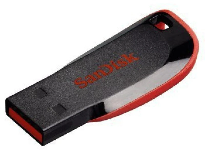 USB atmintinė SanDisk CRUZER BLADE SDCZ50-032G-B35 (32GB; USB 2.0; juoda)