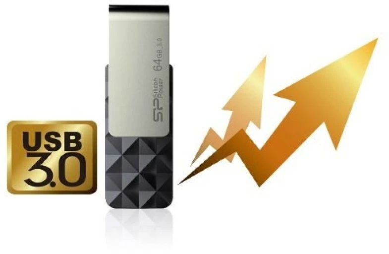Silicon Power Blaze B30 32 GB, USB 3.0, Juodas