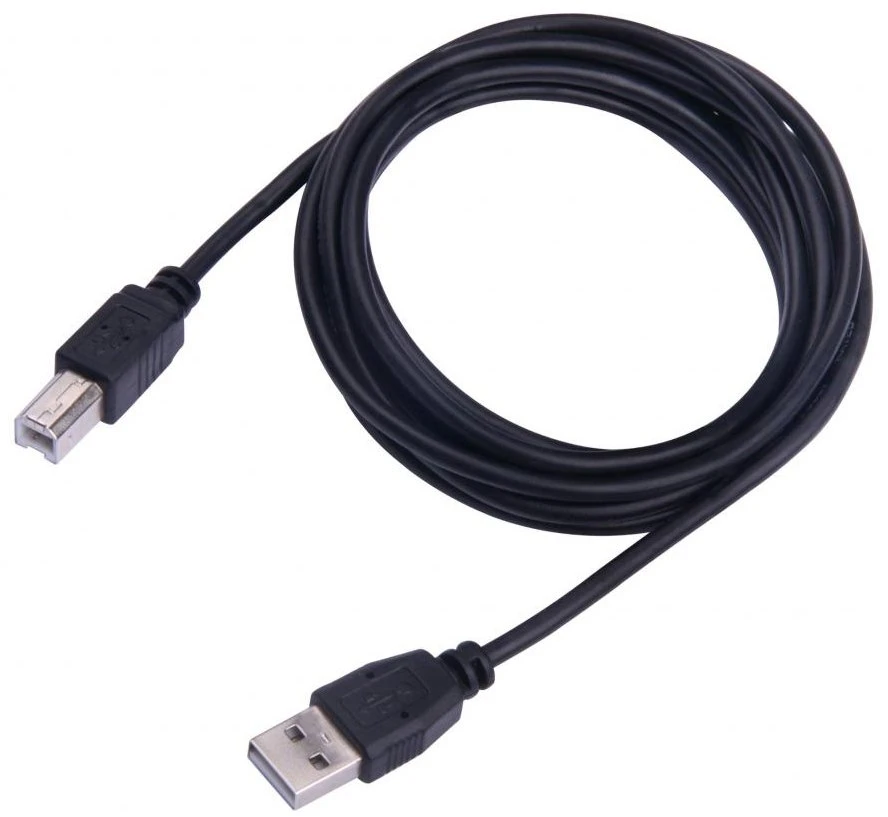 Sbox Technology USB-A–USB-B kabelis Sbox USB-1015, 5 m, juodas