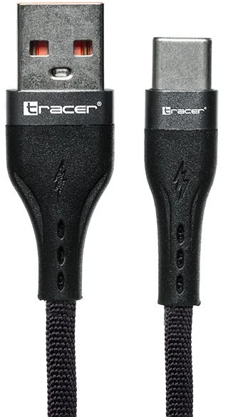 TRACER USB A - C tipo kabelis 1m BK