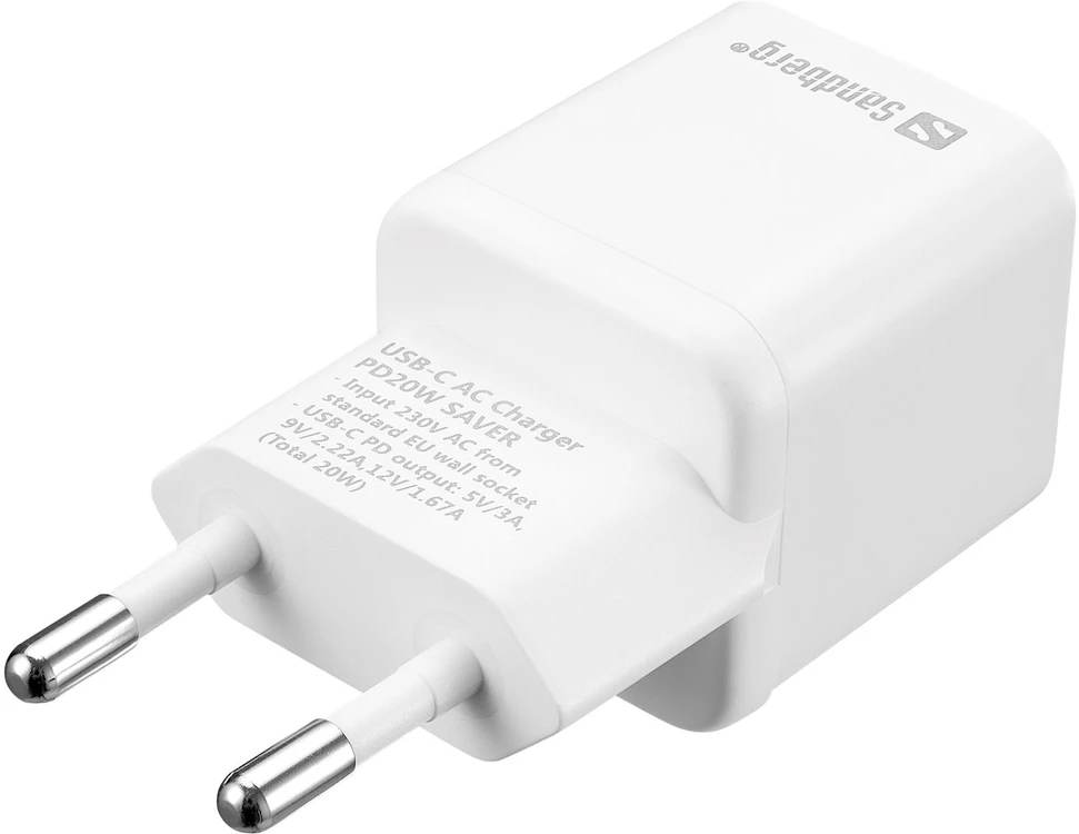 Sandberg USB-C AC Charger PD20W SAVER