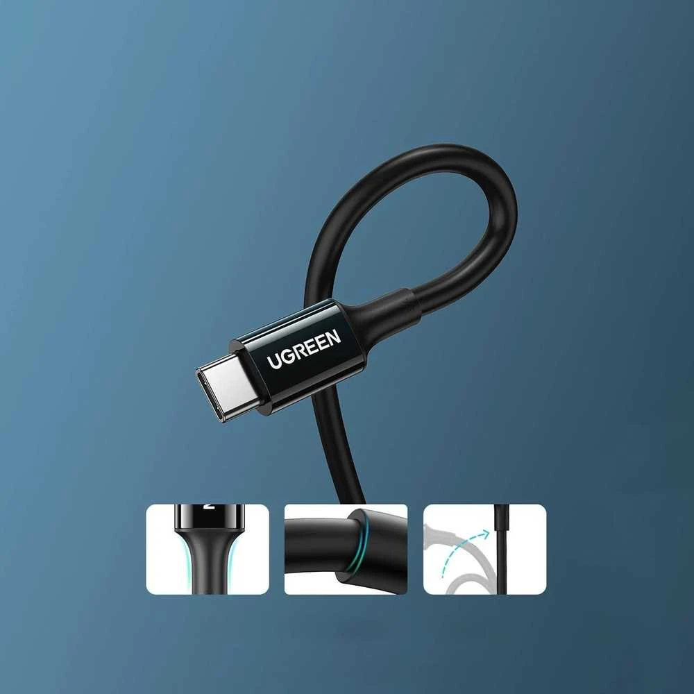 UGREEN US300 USB-C - USB-C laidas 100W 5A 2m