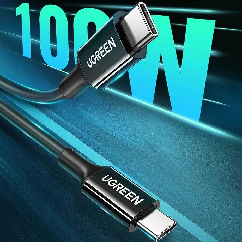 UGREEN US300 USB-C - USB-C laidas 100W 5A 2m