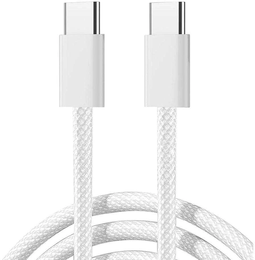 USB kabelis Joyroom S-A45 USB-C į USB-C 60W 1,0m baltas