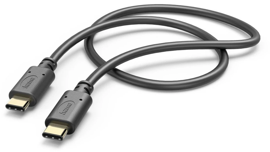 Hama USB-C - USB-C 1.5m, juoda