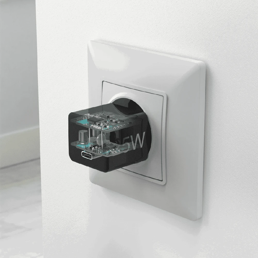 Hama mini 25W PD/QC 3.0 1x USB-C juoda