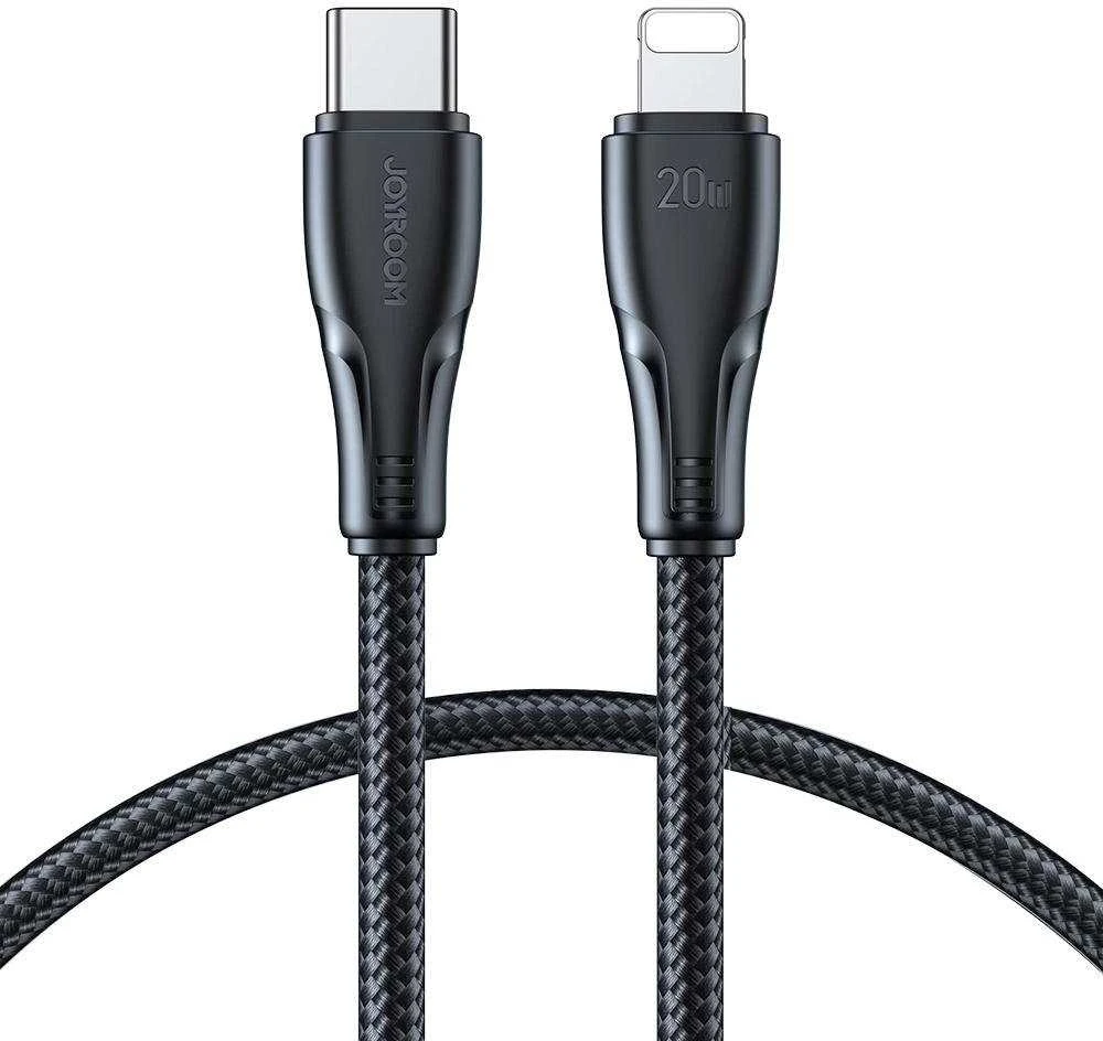 USB-C Lightning 20 W 0,25 m kabelis Joyroom S-CL020A11 (juoda)