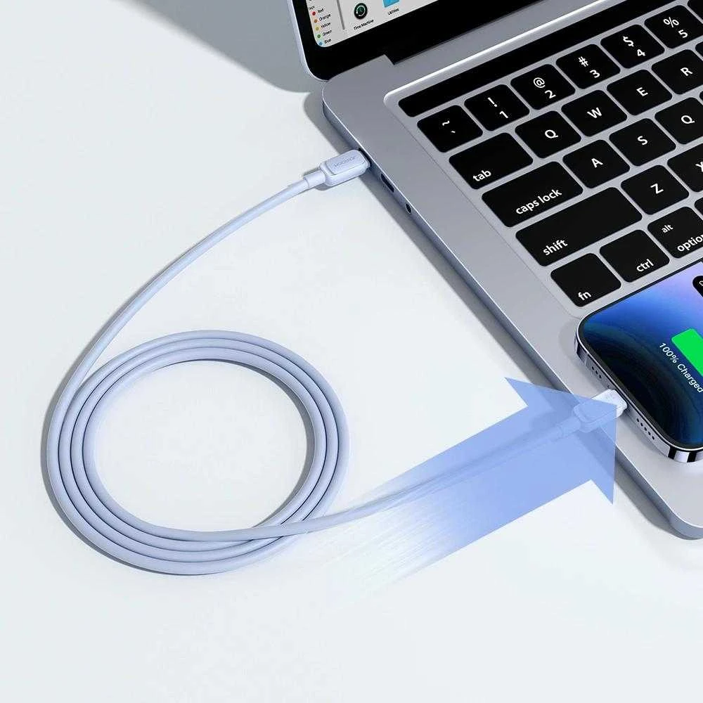 USB kabelis Joyroom (S-CL020A14) „USB-C (Type-C) - Lightning kabelis“ (20W 1.2m) mėlynas