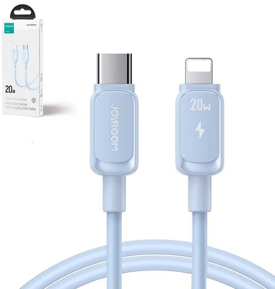 USB kabelis Joyroom (S-CL020A14) „USB-C (Type-C) - Lightning kabelis“ (20W 1.2m) mėlynas