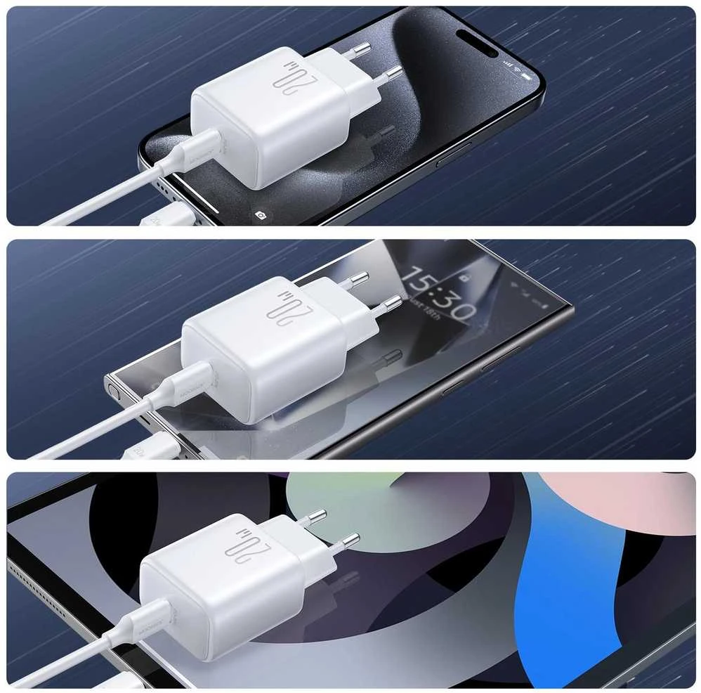 Įkroviklis Joyroom JR-TCF20 20W USB-C baltas