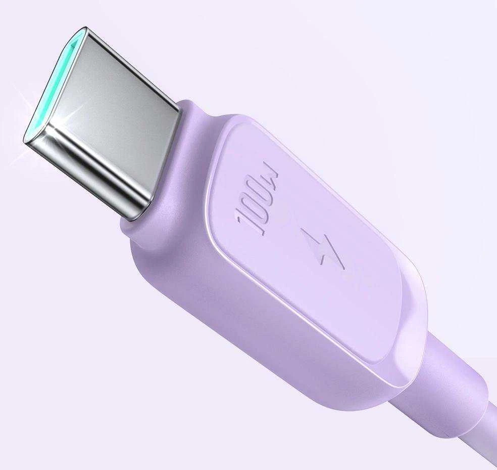 Kabelis S-CC100A14 100 W USB C į USB C Joyroom / 100 W / 1.2 m (violetinė)