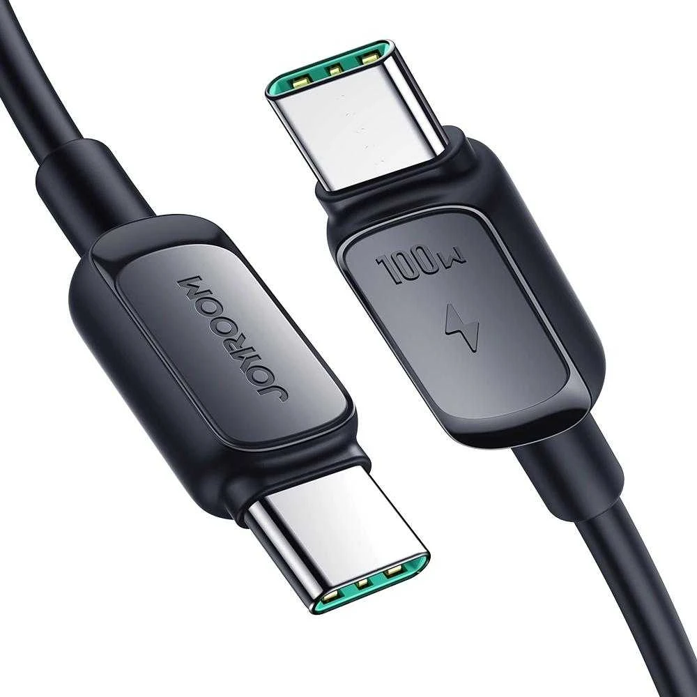 Joyroom Multi-Color Series A14 USB-C / USB-C 60W kabelis 1.2m – juodos spalvos