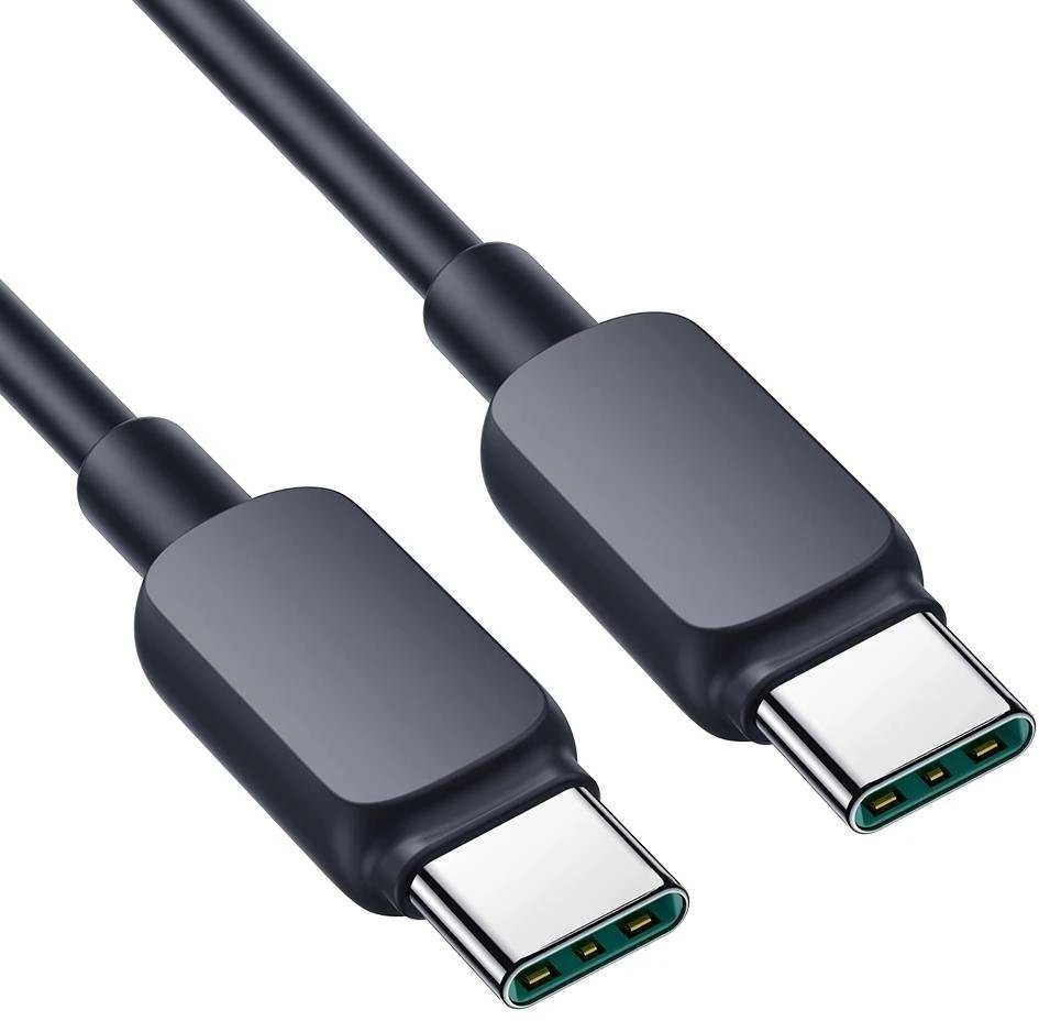 Joyroom Multi-Color Series A14 USB-C / USB-C 60W kabelis 1.2m – juodos spalvos
