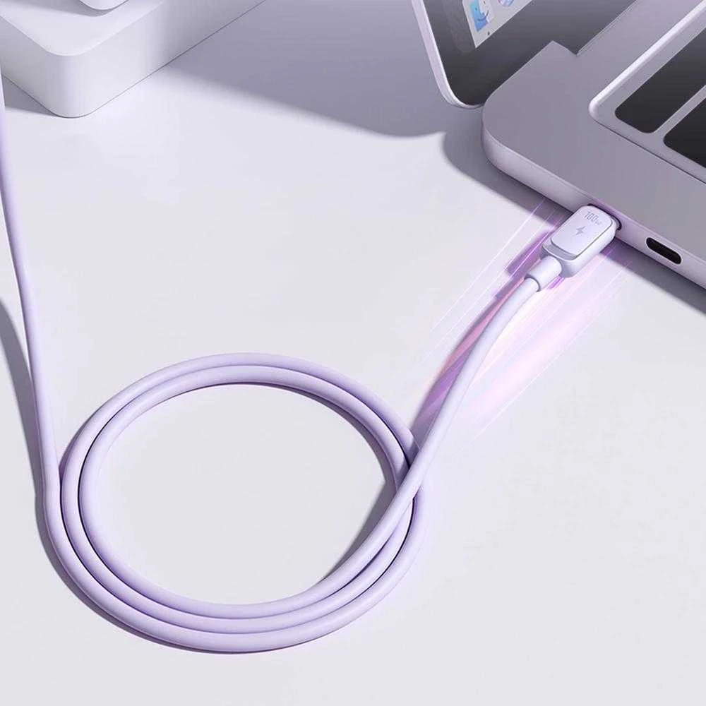 Kabelis S-CC100A14 100 W USB C į USB C Joyroom / 100 W / 1.2 m (violetinė)