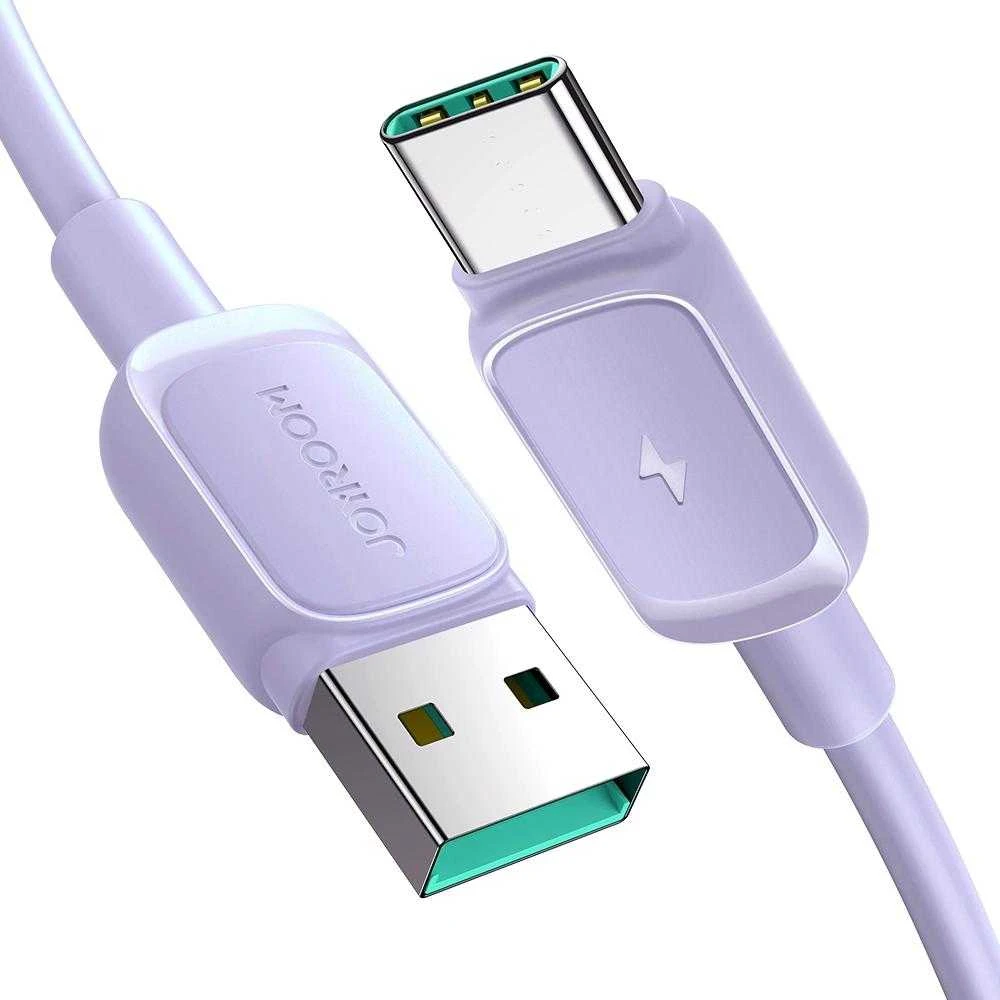 Joyroom Kabelis S-AC027A14 USB į USB C / 3A/ 1.2 m (violetinė)