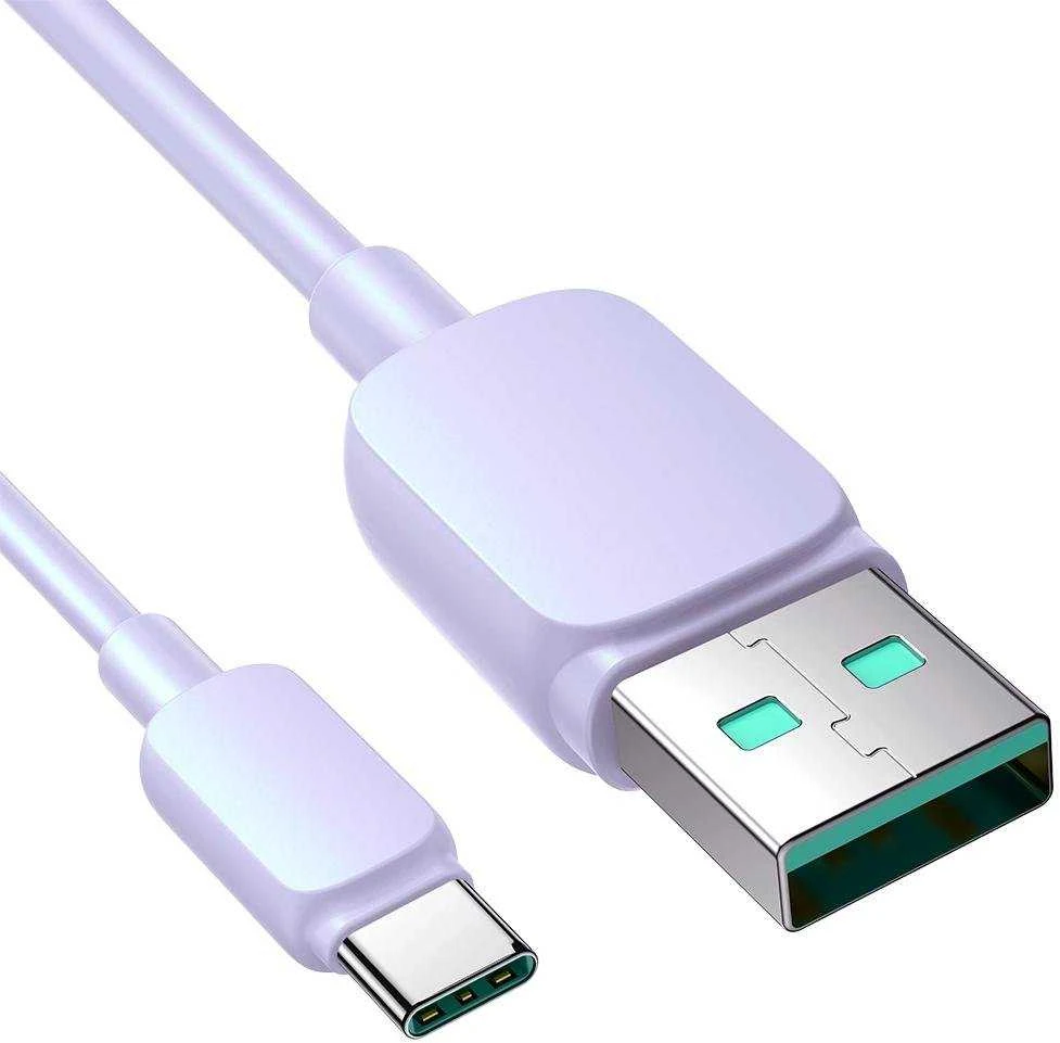 Joyroom Kabelis S-AC027A14 USB į USB C / 3A/ 1.2 m (violetinė)