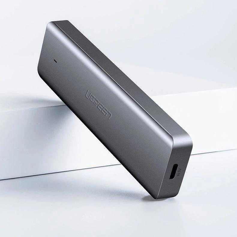 4-in-1 adapteris UGREEN USB Hub prie 4x USB 3.0 + USB-C (pilka)