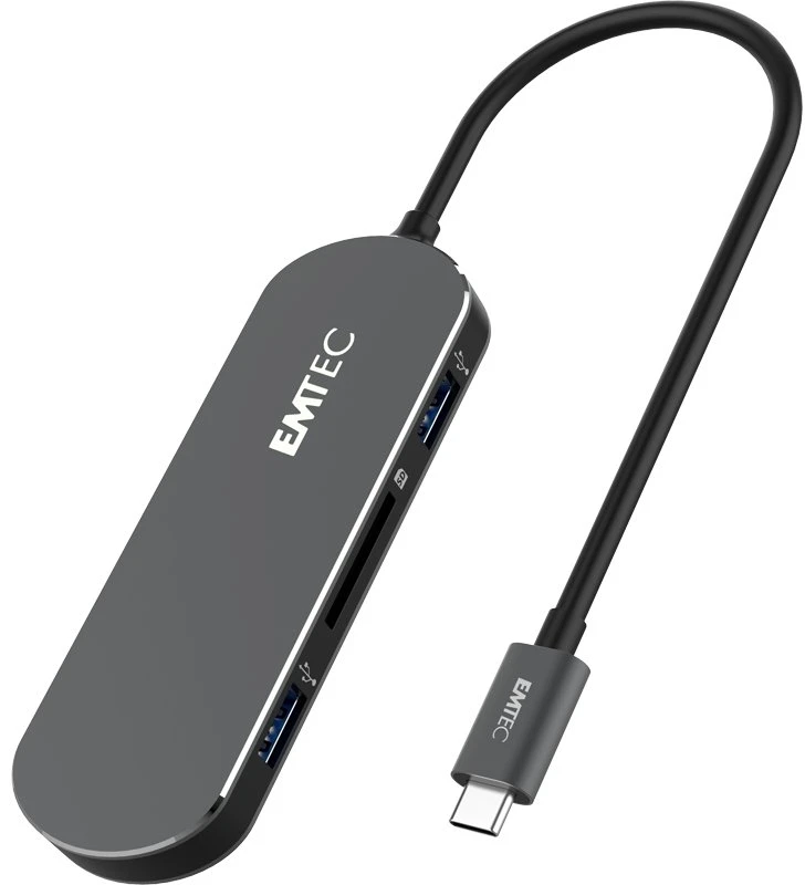 USB šakotuvas 6 viename su USB-C jungtimi Emtec T650C