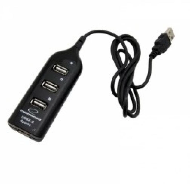 USB Adapteris - Esperanza EA116 480 Mbit/s, Juodas