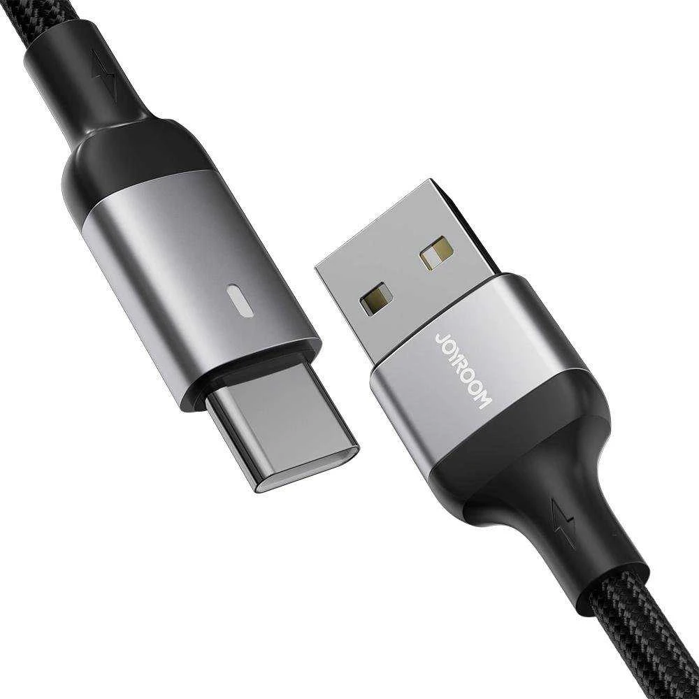 USB kabelis Joyroom S-UC027A10 USB į Type-C 3A 1,2m juodas