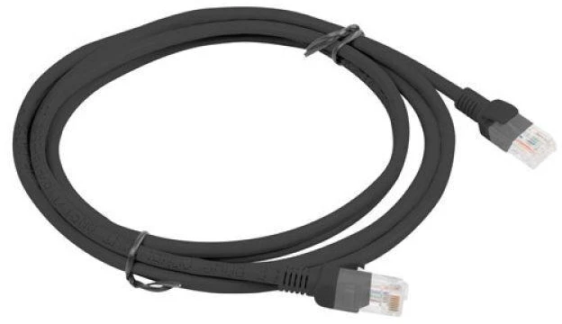LANBERG PCU6-10CC-0200-BK patchcord RJ45 kat. 6 UTP 2m juodas