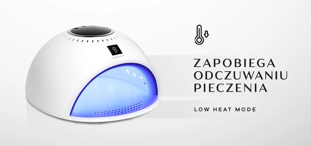 Activeshop Nagų lempa UV LED Ocho Nails 8 84W Baltas