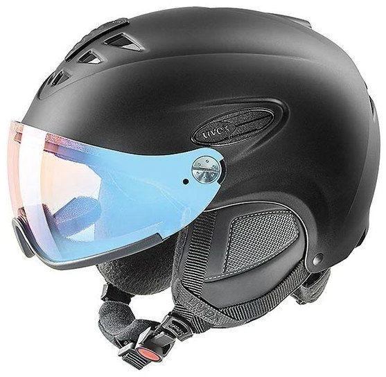 Uvex HLMT 300 Vario juodas matinis šalmas 566203-22
