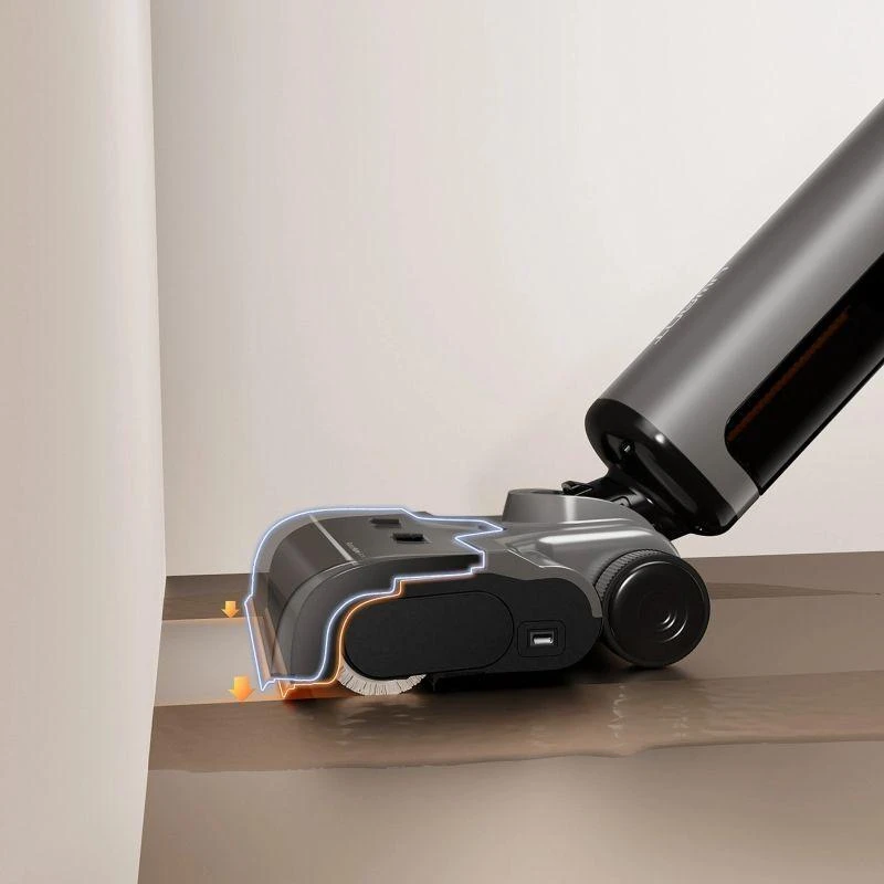 UWANT D800 Vertikalus dulkių siurblys šlapiam ir sausam valymui su mojavimo funkcija ir įkrovimo stotele – Pilkas