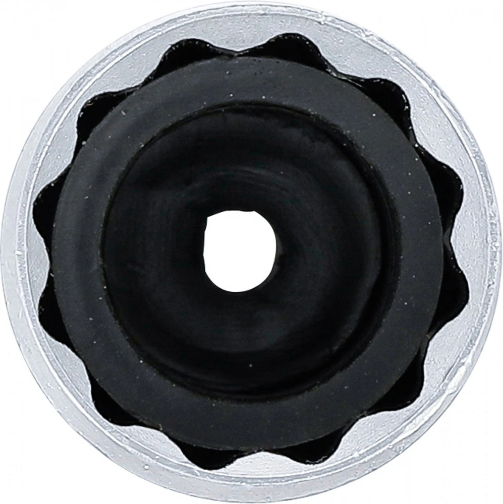 UŽDEGIMO ŽVAKĖS GALVUTĖ SU GUMINE ĮVORE, 12-KAMPĖ | 12,5 MM (1/2") KVADRATAS | 21 MM (2386)