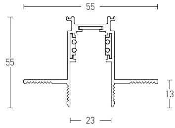 Užglaistomas lenktas magnetinis bėgelis ZAMBELIS, juodas, 1200mm diametro, 22103