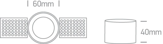Užglaistomas šviestuvas, GU10, žalvario sp., 10105TR/BS