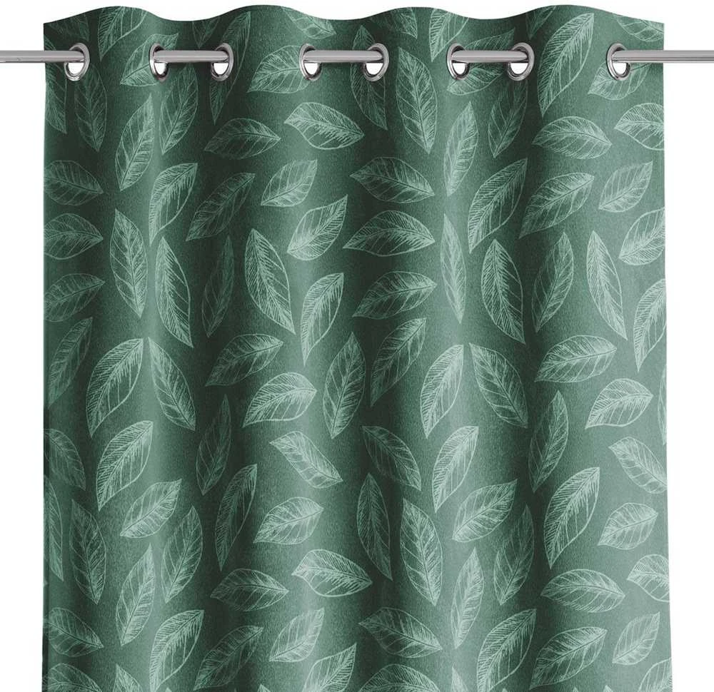 Užuolaida 140 × 250 cm, tamsiai žalia AH VELVET