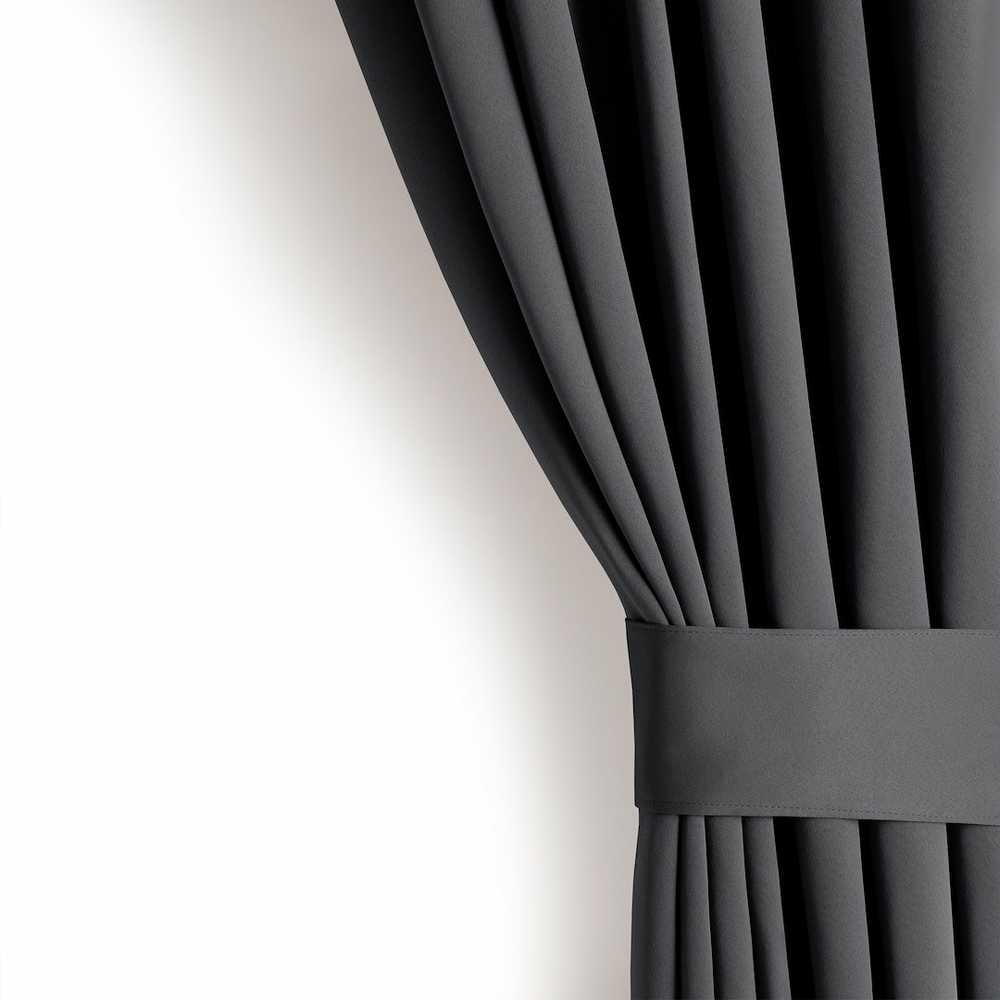 AmeliaHome Užuolaida 140×270 cm blackout tamsiai pilka AH